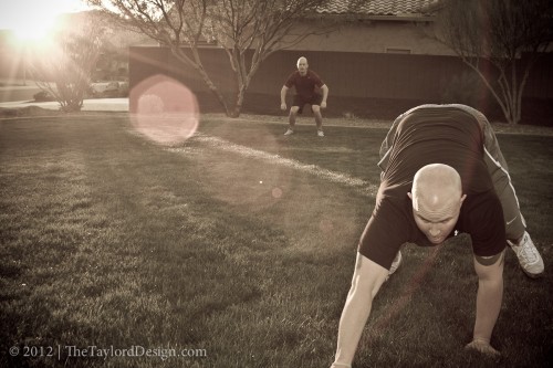 I work out.